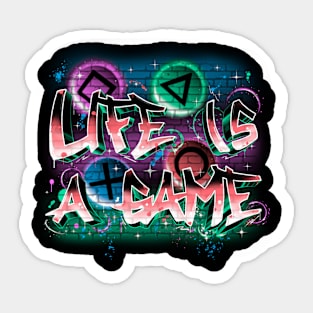 Life is a game Sticker